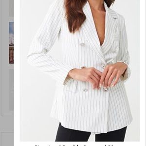 Pinstriped blazer